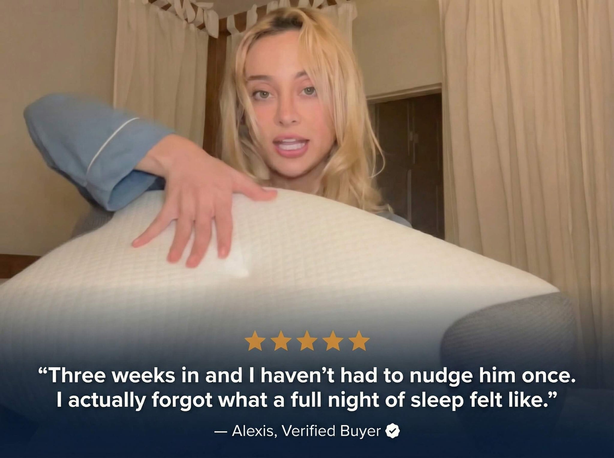 Menoola AlignCloud™ Contour Pillow