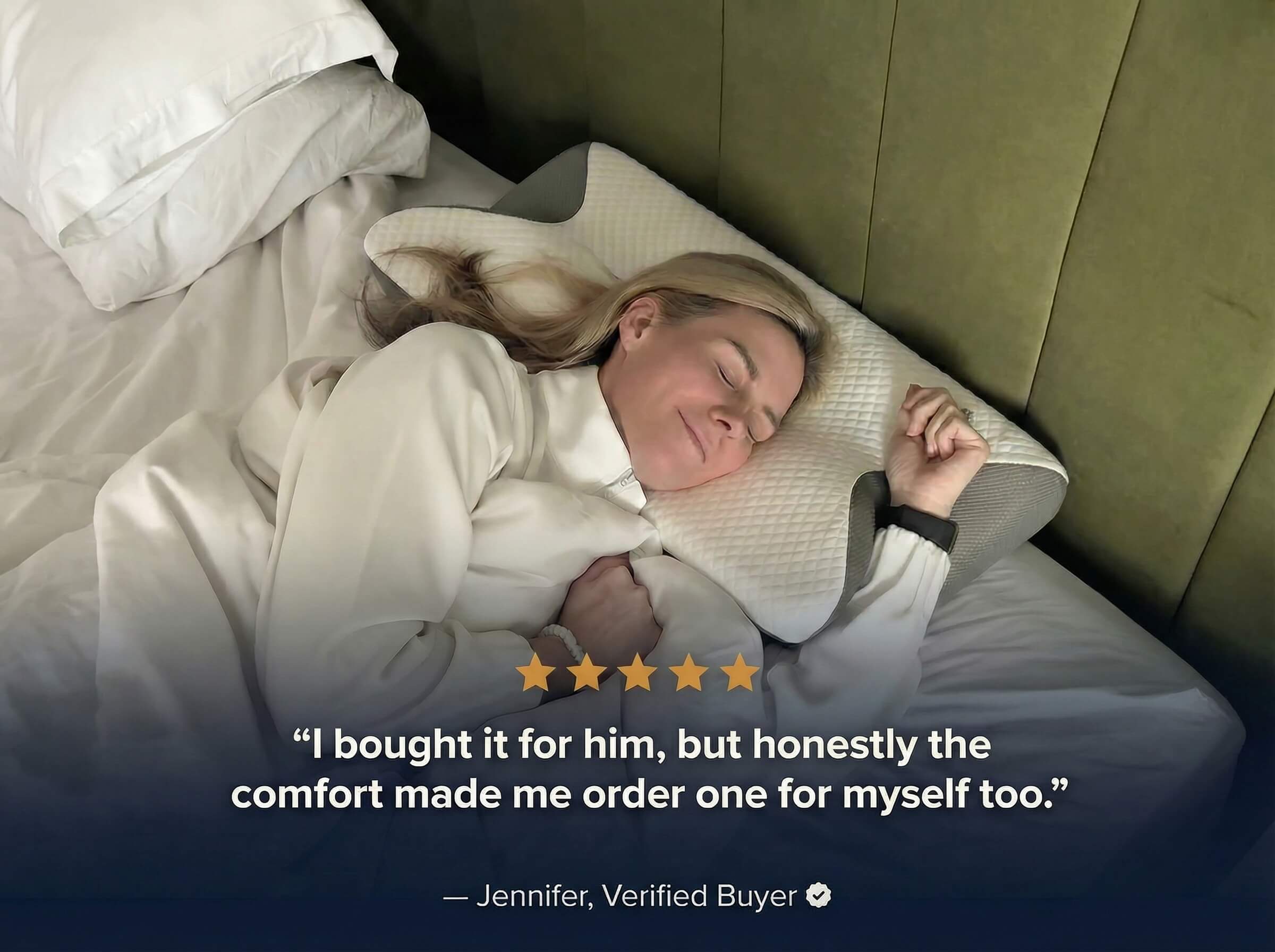 Menoola AlignCloud™ Contour Pillow