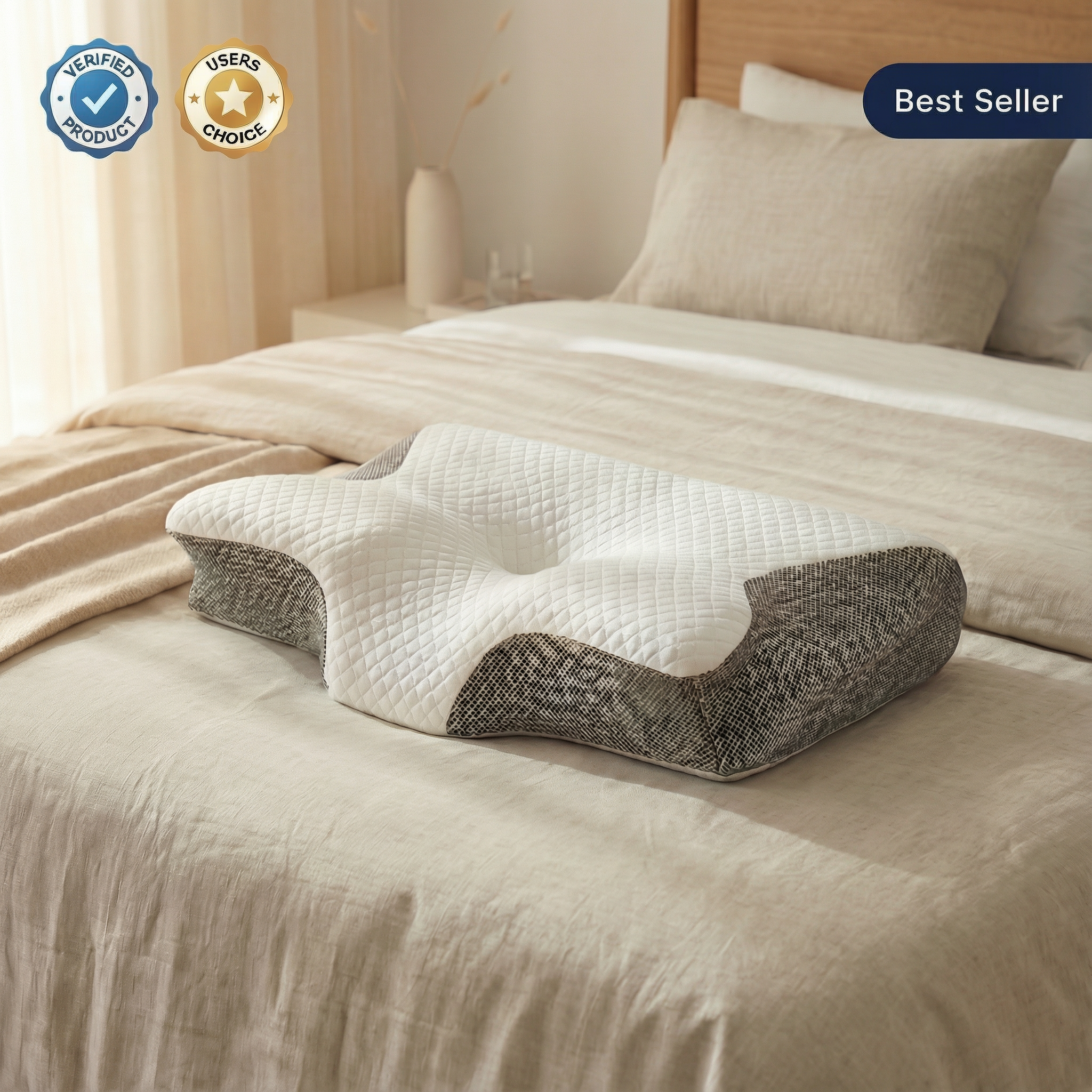 Menoola AlignCloud™ Contour Pillow