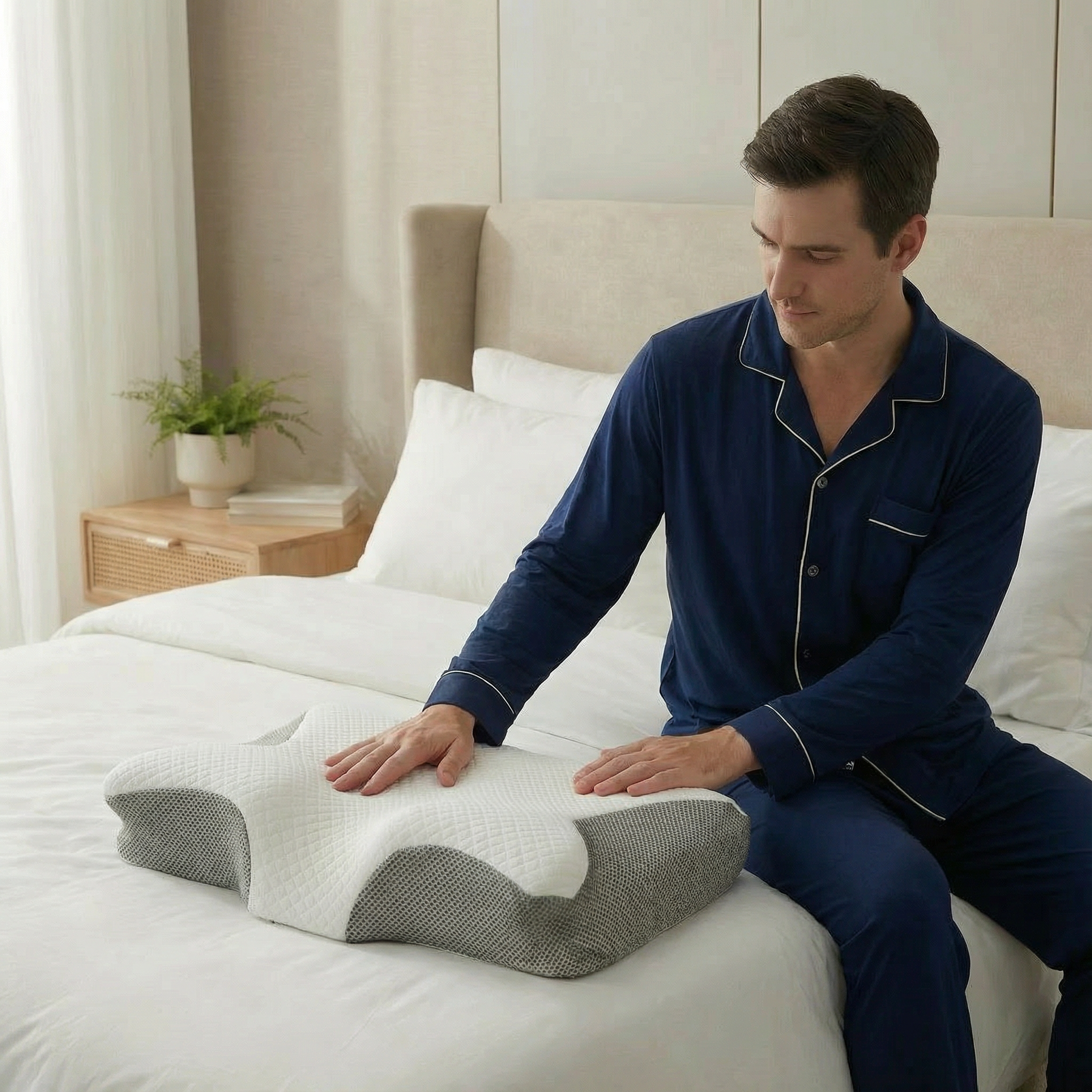 Menoola AlignCloud™ Contour Pillow